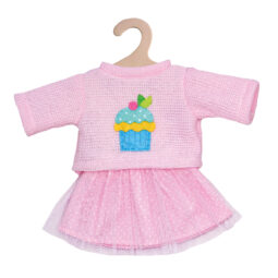 Roze jurk met cupcake